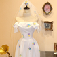 White off-the-shoulder fitted waist bodycon long wedding dress R6576