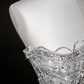 Silver sequined tube-top slim-waisted hip-hugging fishtail maxi skirt, prom dress R5661