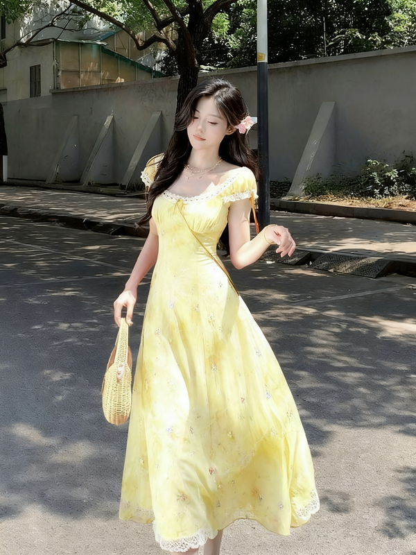 Charming pink slim waist long skirt homecoming dress R3233