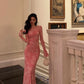 rose dress two-piece suit for women new style long skirt     S5487