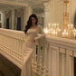 Long-sleeved dress for women new square neck long dress     S5494
