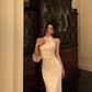 Chinese style jacquard cheongsam dress for women party dress    S5516