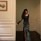 square neck halter dress for women     S5473
