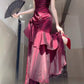 women birthday dress mermaid princess suspender skirt      S5441