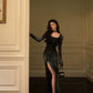 square neck halter dress for women     S5473