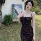 sexy lace suspender dress for women      S5464
