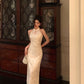 Chinese style jacquard cheongsam dress for women party dress    S5516