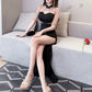 Nightclub sexy dress long evening dress        S5450
