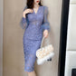 new women's v-neck dress       S5456