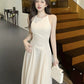 halter dress for women a-line long dress      S5465