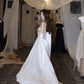 princess dress white satin dress       S5455