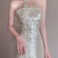 Charming White Prom Gown , Glitter Tulle Sequins Maxi Evening Dress Celebrity Dress RS1356