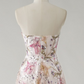 Charming Floral Beaded Prom Gown , Chiffon Elegant Maxi Party Dress Birthday Dress RS1371