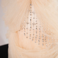 Light apricot strapless sexy long ball gown, bridal dress R9013