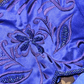 Purple halter-neck fitted satin long ball gown R6856