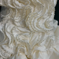 Apricot Strapless Pleated Waist Cake Skirt Homecoming Dress R4965
