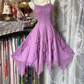 Light purple halter-neck fitted waist elegant princess short ball gown R7883