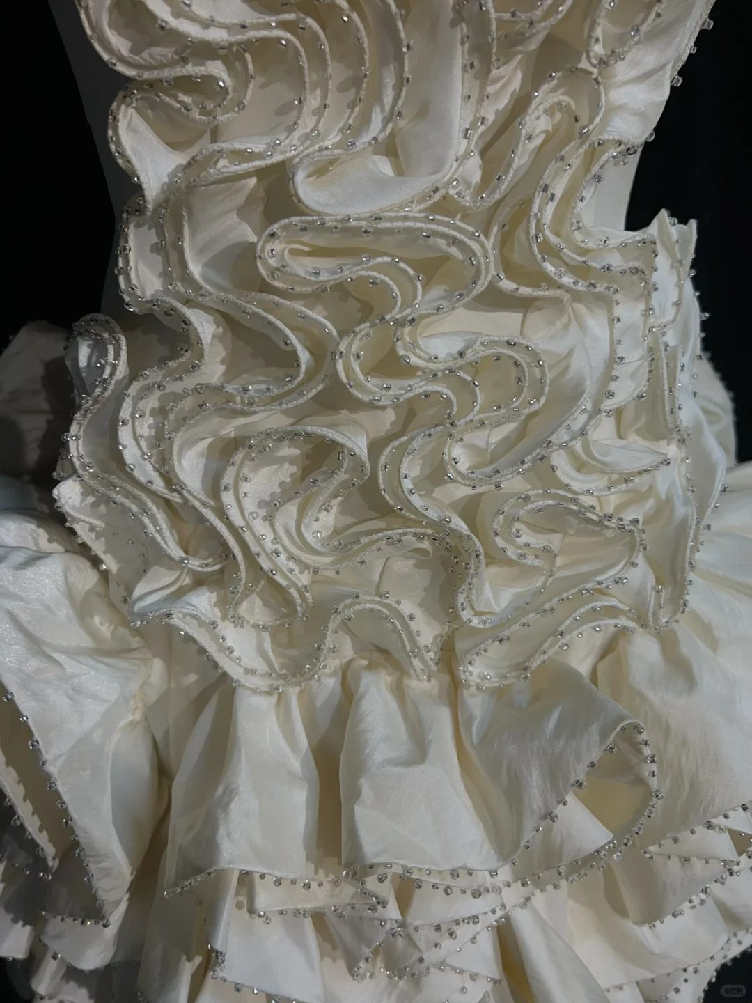 Apricot Strapless Pleated Waist Cake Skirt Homecoming Dress R4965