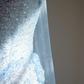 Light blue strapless fitted long ball gown R8462