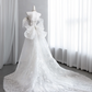 Ivory white strapless fitted waist slim fishtail long ball gown R8433