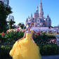Yellow one-shoulder fitted waist long ball gown/bridal dress R8560