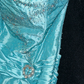 Light blue strapless fitted long ball gown R7017