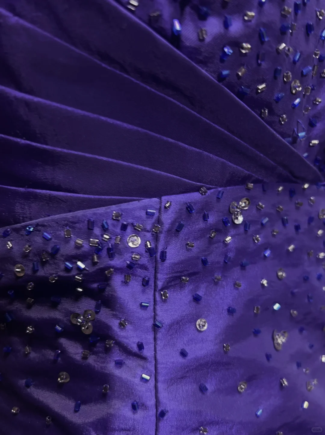 Purple tube top waisted top with flower bud skirt short skirt suit homecoming dress R4966