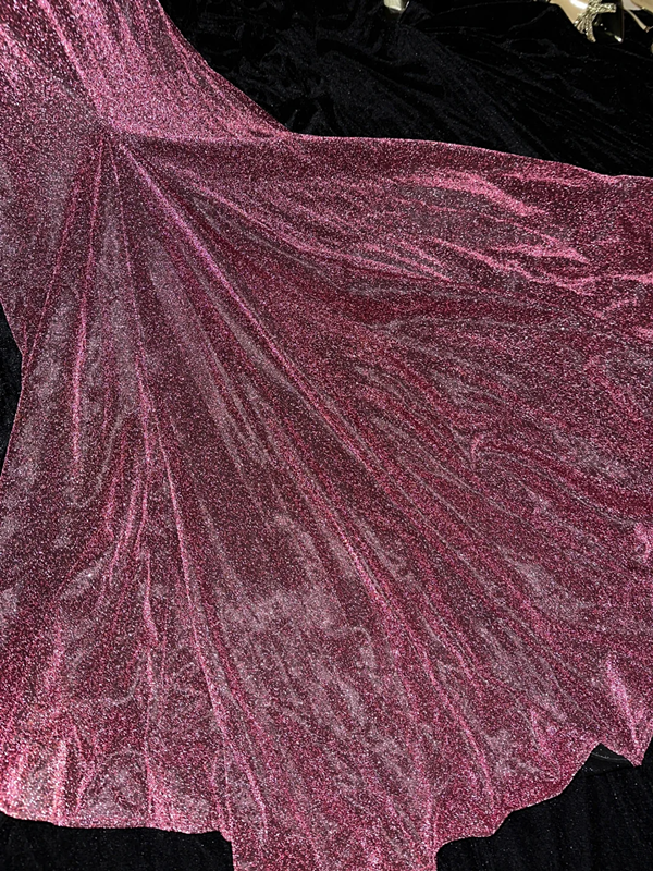 Dreamy pink halter-neck bodycon long ball gown, alluring and sexy R6937