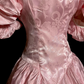 Light pink off-the-shoulder fitted waist slim-fitting ball gown with a full skirt R8107