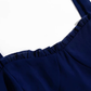 2025 Summer New Blue Beach Temperament Seaside Vacation Long Suspender Dress R0960