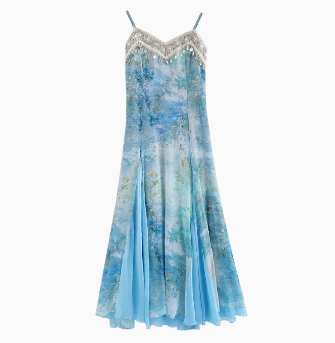 Temperament holiday style with suspender skirt sunscreen shirt top versatile jacket R1931