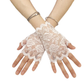 Women's Lace Fingerless Gloves Short Floral Wedding Party Formal Gloves     S6216