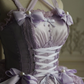 Hazy Purple Homecoming Dress , Puffy Tulle Pleated Loose Corset Short Prom Dress RS1594