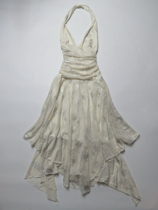 Ivory Fresh Homecoming Dress , Flowy Printed Patterns Glitter Corset Short Prom Dress Summer Dress RS1605