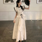 Fairy New Chinese Style Two-piece Suit Flying Sleeve Waist Shirt Skirt Chinese Style Suit R1723