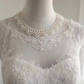 White sleeveless fitted waist elegant long ball gown/bridal dress R6778