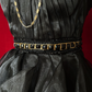 Black tube top pleated waist bud skirt short skirt homecoming dress R5008
