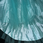Lake blue strapless rhinestone-embellished long ball gown R6898