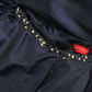 Navy blue halter neck beaded sexy top and long skirt set for a prom dress R6699