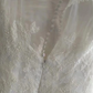 White sleeveless fitted waist elegant long ball gown/bridal dress R6778