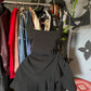 Pleated skirt suspenders waist cake skirt homecoming dress R2888
