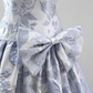 Fresh Printed Pattern Women's Homecoming Dress Pale Blue Corset Short Prom Dress Birthday Dress RS2730