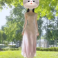 Tea break French floral suspender dress new style holiday style slim fit figure temperament long dress R0474