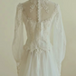 French Retro Light Ivory A-Line Sweetheart Wedding Dress with Lace Embridery RS149