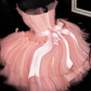 Charming Pink Homecoming Dress , Tulle Smooth Sweet Corset Short Prom Dress RS1763