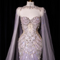 Light pink strapless, fitted waist, bodycon sexy long ball gown, bridal dress R8956