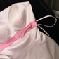 Light pink strapless fitted long ball gown R6979