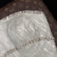 White strapless rhinestone-embellished fitted long ball gown R7019