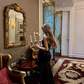 Black strapless fitted waist slim hip-hugging long sexy ball gown R8866