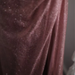 Pink sequined halter-neck fitted long ball gown R6779
